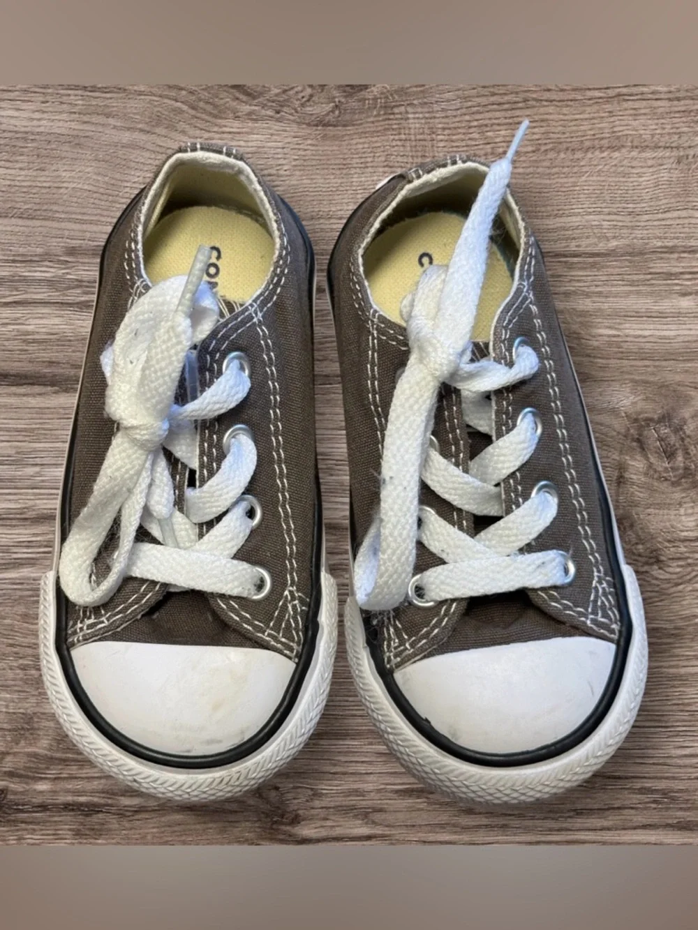EUC Converse Chuck Taylor All Star SP IN OX Baby Toddlers Charcoal